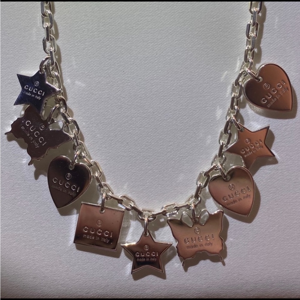 Gucci signature charm necklace